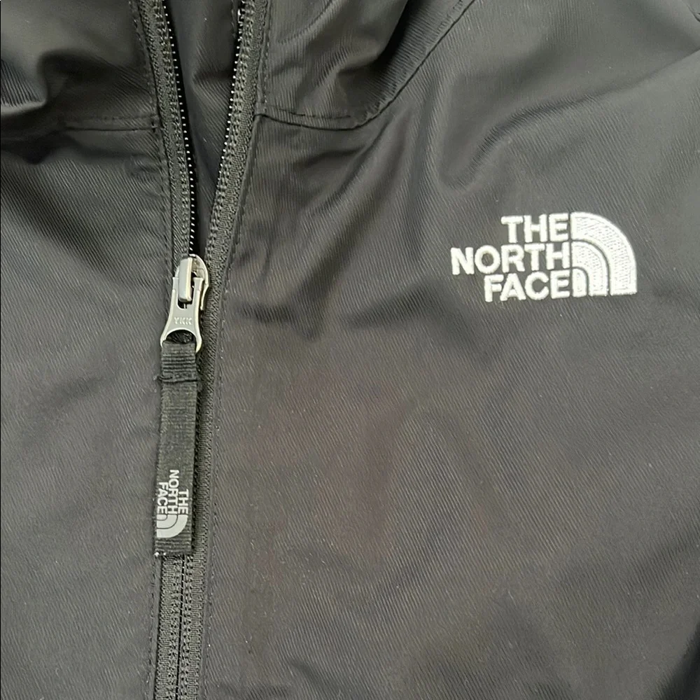The North Face Black and Dark Gray Hooded Jacket